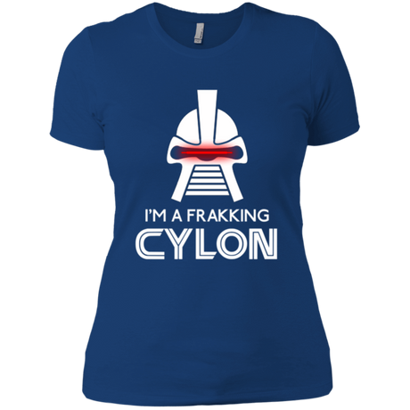 T-Shirts Royal / X-Small Frakking cylon Women's Premium T-Shirt