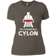 T-Shirts Warm Grey / X-Small Frakking cylon Women's Premium T-Shirt
