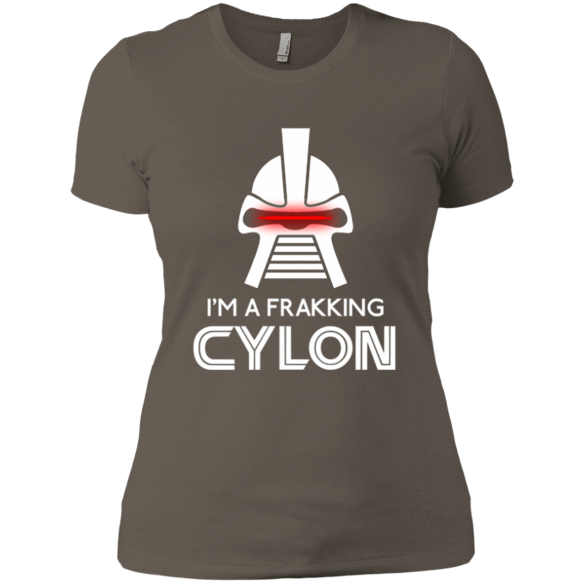 T-Shirts Warm Grey / X-Small Frakking cylon Women's Premium T-Shirt