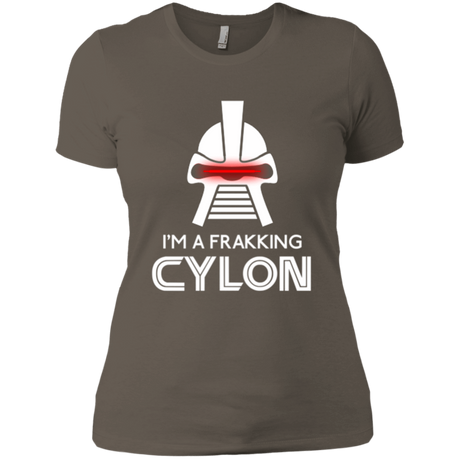 T-Shirts Warm Grey / X-Small Frakking cylon Women's Premium T-Shirt