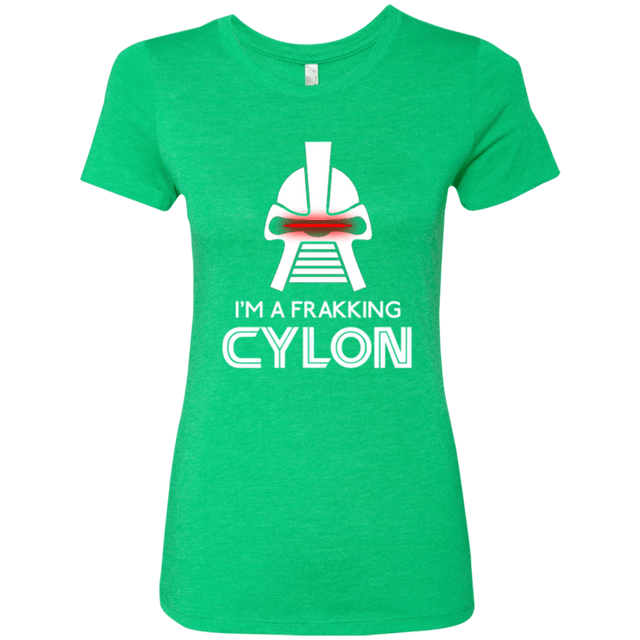 T-Shirts Envy / Small Frakking cylon Women's Triblend T-Shirt