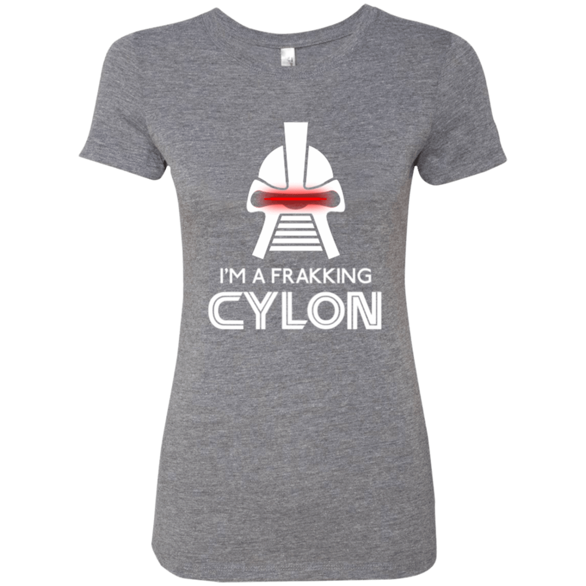 T-Shirts Premium Heather / Small Frakking cylon Women's Triblend T-Shirt