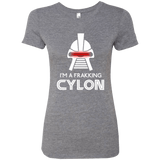 T-Shirts Premium Heather / Small Frakking cylon Women's Triblend T-Shirt