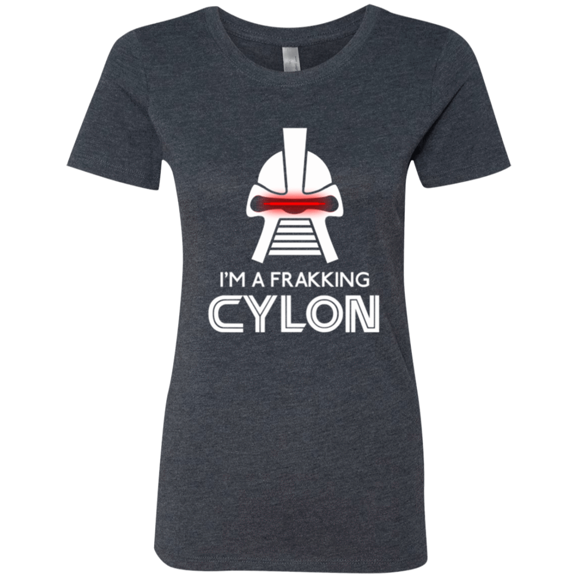 T-Shirts Vintage Navy / Small Frakking cylon Women's Triblend T-Shirt