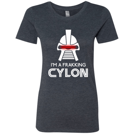 T-Shirts Vintage Navy / Small Frakking cylon Women's Triblend T-Shirt