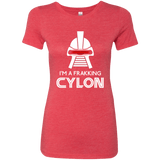 T-Shirts Vintage Red / Small Frakking cylon Women's Triblend T-Shirt