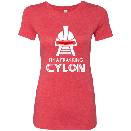 T-Shirts Vintage Red / Small Frakking cylon Women's Triblend T-Shirt
