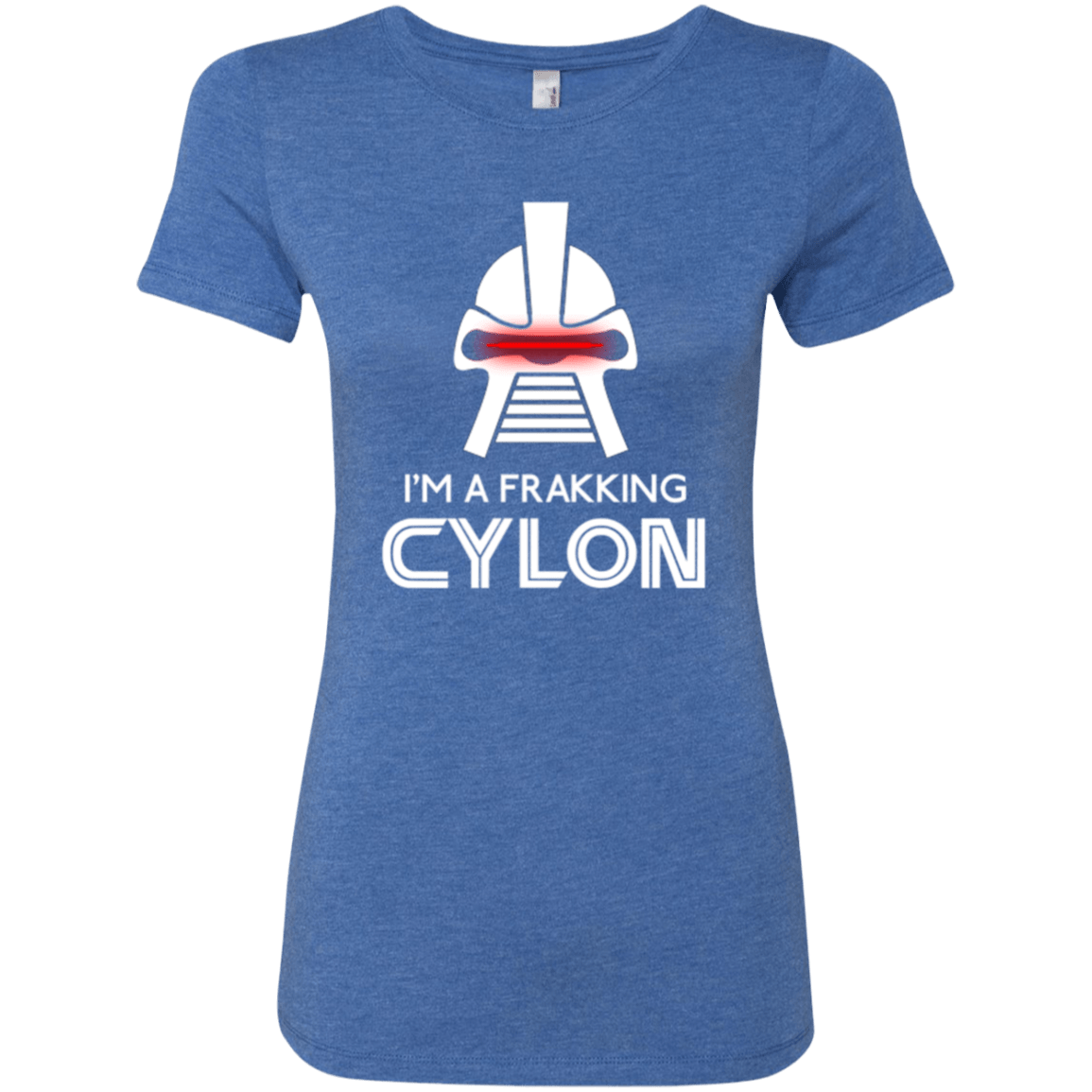 T-Shirts Vintage Royal / Small Frakking cylon Women's Triblend T-Shirt