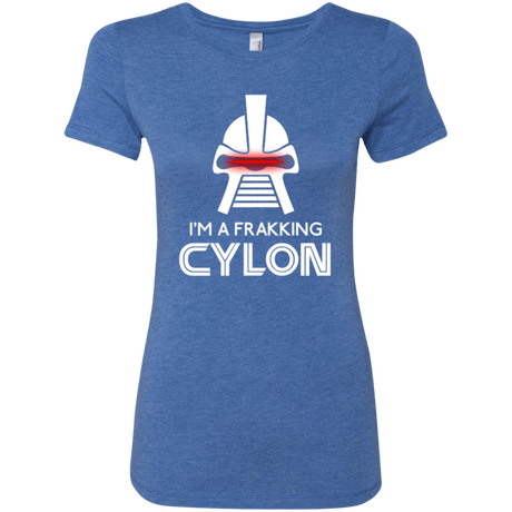 T-Shirts Vintage Royal / Small Frakking cylon Women's Triblend T-Shirt