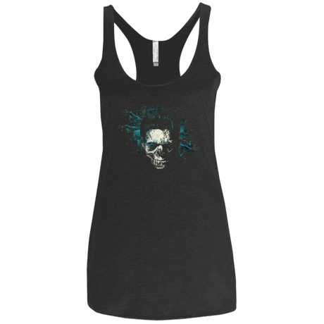 T-Shirts Vintage Black / X-Small FRANKESTEIN Women's Triblend Racerback Tank