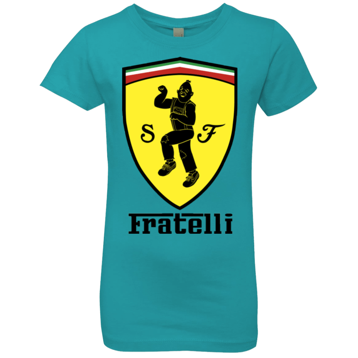 T-Shirts Tahiti Blue / YXS Fratelli Girls Premium T-Shirt