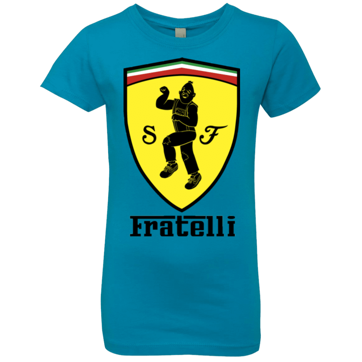 T-Shirts Turquoise / YXS Fratelli Girls Premium T-Shirt