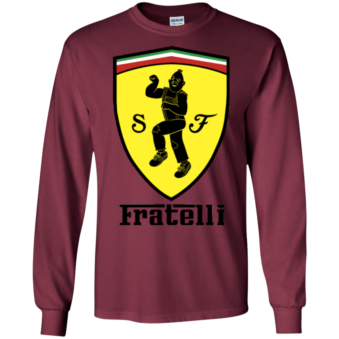 T-Shirts Maroon / S Fratelli Men's Long Sleeve T-Shirt