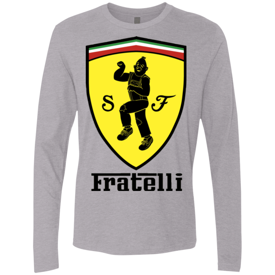 T-Shirts Heather Grey / S Fratelli Men's Premium Long Sleeve