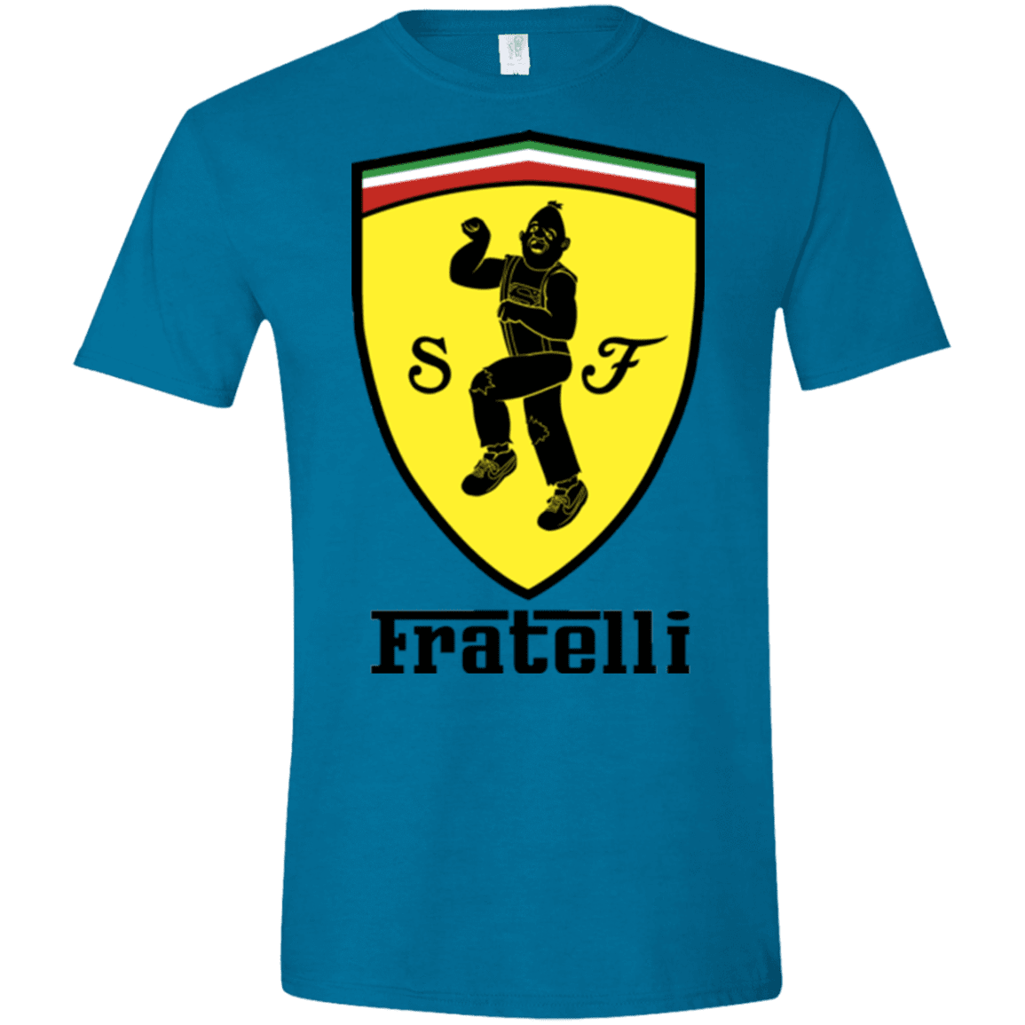 T-Shirts Antique Sapphire / S Fratelli Men's Semi-Fitted Softstyle