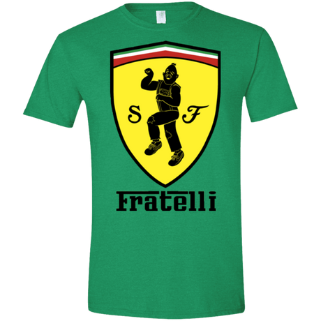T-Shirts Heather Irish Green / S Fratelli Men's Semi-Fitted Softstyle