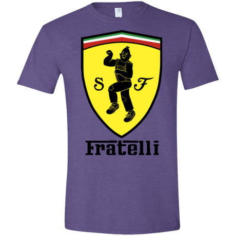 T-Shirts Heather Purple / S Fratelli Men's Semi-Fitted Softstyle