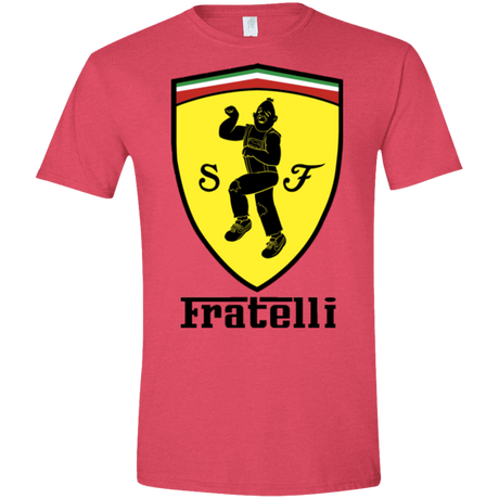 T-Shirts Heather Red / S Fratelli Men's Semi-Fitted Softstyle
