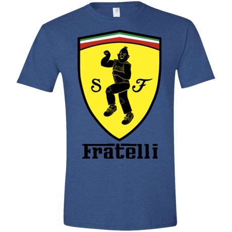 T-Shirts Heather Royal / X-Small Fratelli Men's Semi-Fitted Softstyle