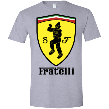 T-Shirts Sport Grey / X-Small Fratelli Men's Semi-Fitted Softstyle
