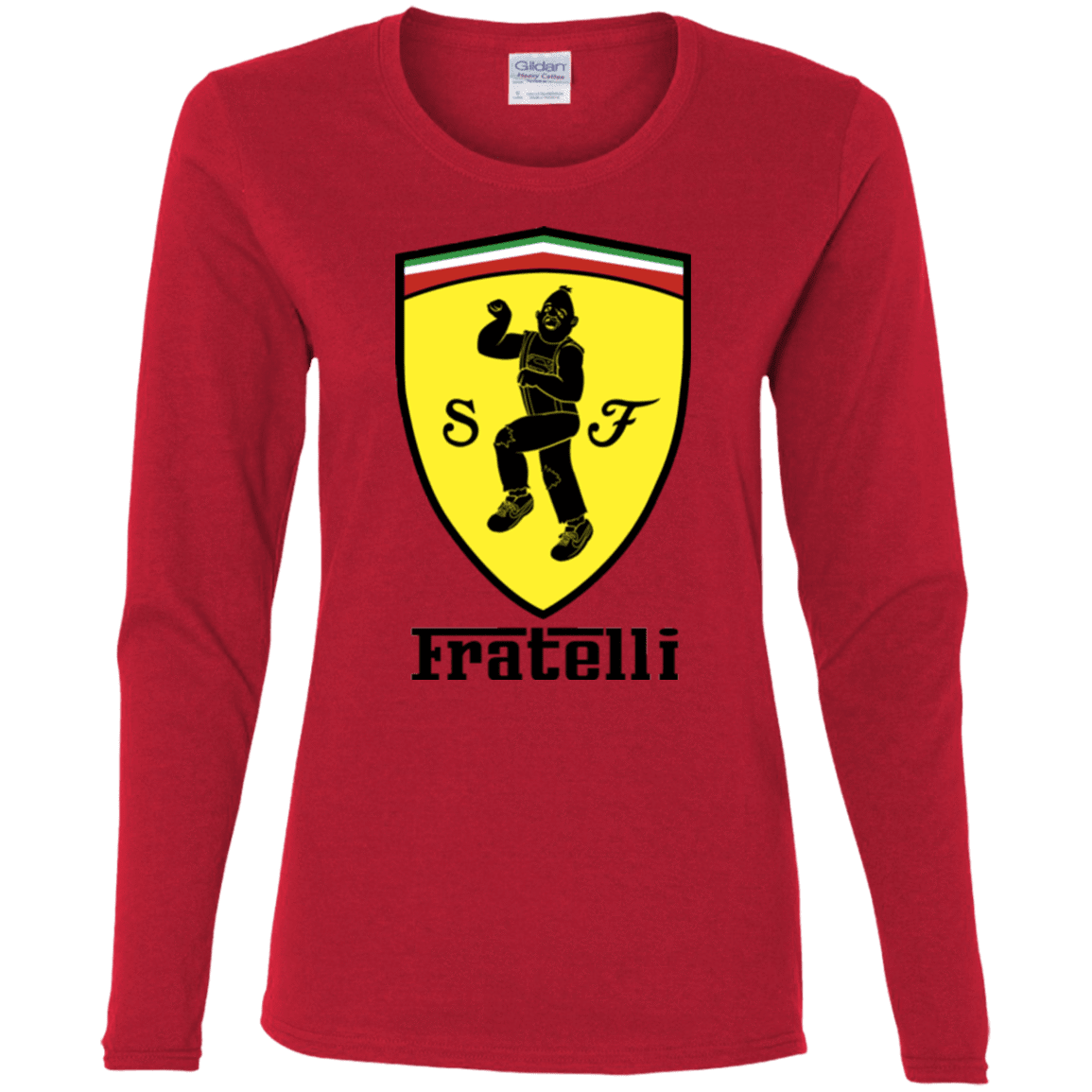 T-Shirts Red / S Fratelli Women's Long Sleeve T-Shirt