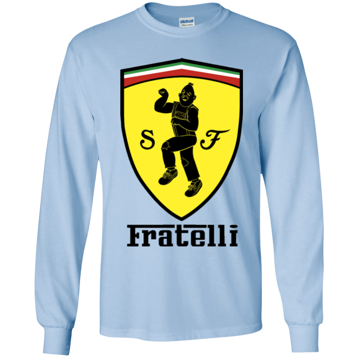 T-Shirts Light Blue / YS Fratelli Youth Long Sleeve T-Shirt