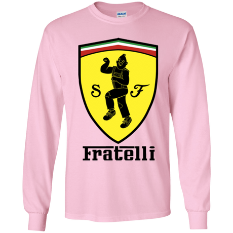 T-Shirts Light Pink / YS Fratelli Youth Long Sleeve T-Shirt