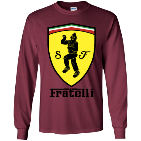 T-Shirts Maroon / YS Fratelli Youth Long Sleeve T-Shirt