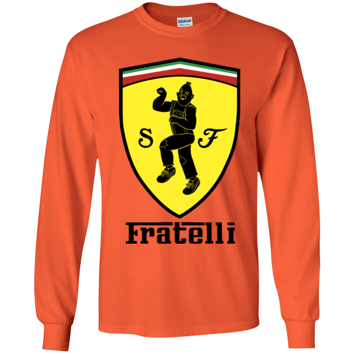 T-Shirts Orange / YS Fratelli Youth Long Sleeve T-Shirt