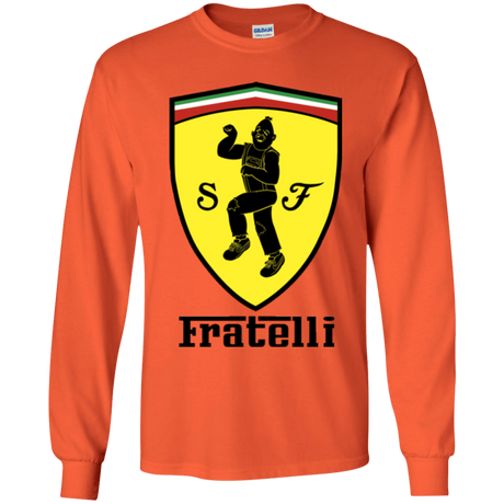 T-Shirts Orange / YS Fratelli Youth Long Sleeve T-Shirt