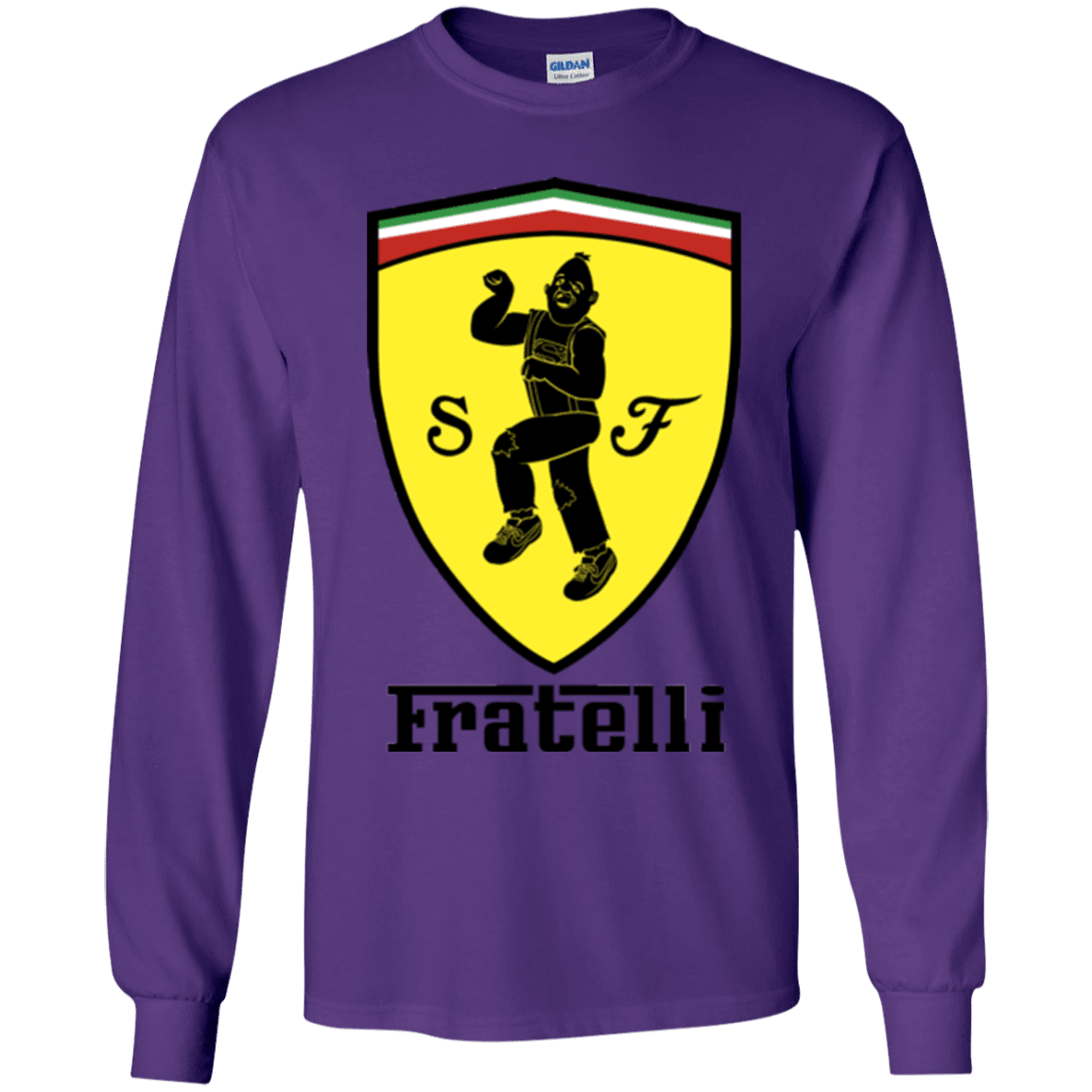 T-Shirts Purple / YS Fratelli Youth Long Sleeve T-Shirt