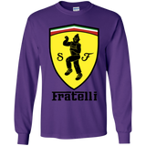 T-Shirts Purple / YS Fratelli Youth Long Sleeve T-Shirt