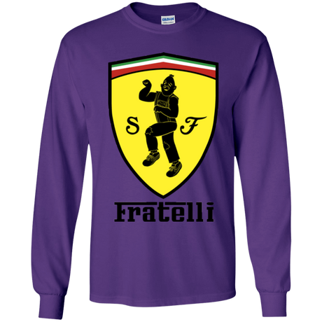 T-Shirts Purple / YS Fratelli Youth Long Sleeve T-Shirt