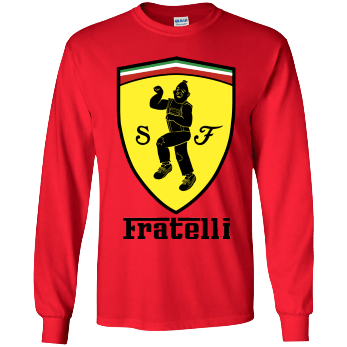 T-Shirts Red / YS Fratelli Youth Long Sleeve T-Shirt