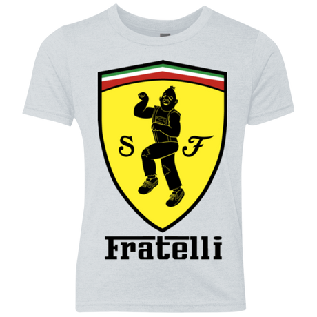 T-Shirts Heather White / YXS Fratelli Youth Triblend T-Shirt