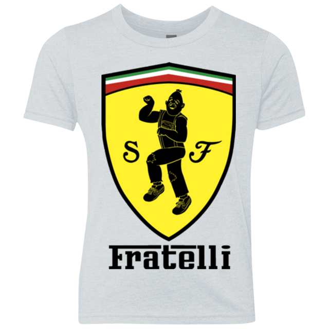 T-Shirts Heather White / YXS Fratelli Youth Triblend T-Shirt