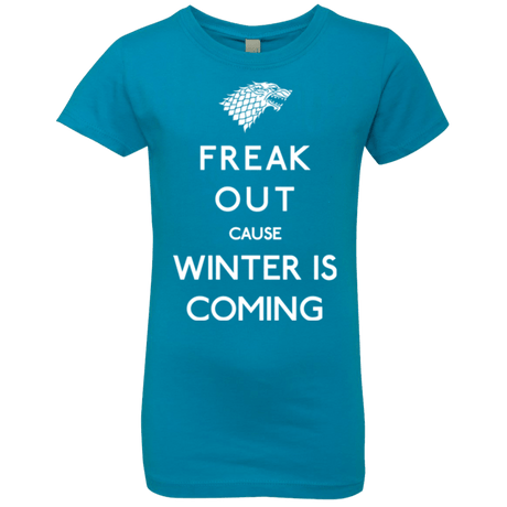 T-Shirts Turquoise / YXS Freak winter Girls Premium T-Shirt