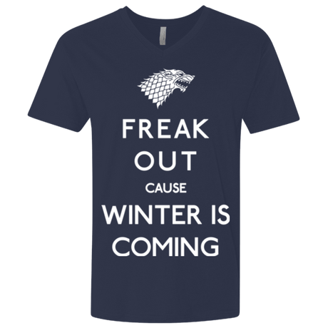 T-Shirts Midnight Navy / X-Small Freak winter Men's Premium V-Neck