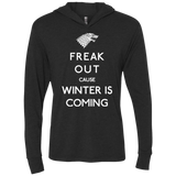 T-Shirts Vintage Black / X-Small Freak winter Triblend Long Sleeve Hoodie Tee