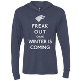T-Shirts Vintage Navy / X-Small Freak winter Triblend Long Sleeve Hoodie Tee