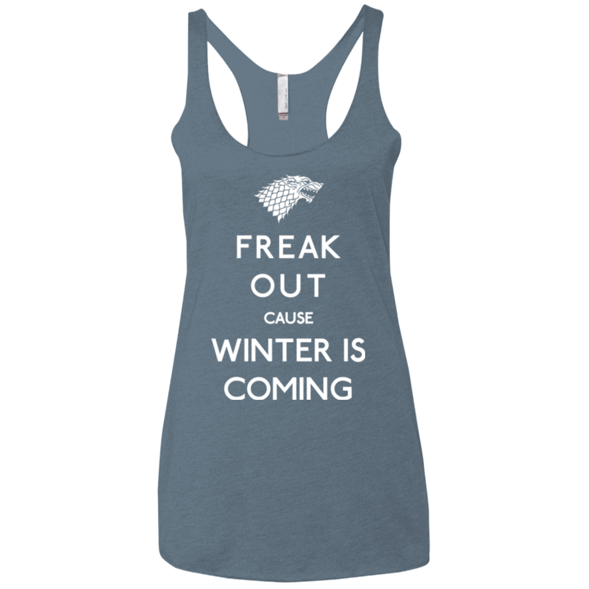 T-Shirts Indigo / X-Small Freak winter Women's Triblend Racerback Tank