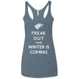 T-Shirts Indigo / X-Small Freak winter Women's Triblend Racerback Tank