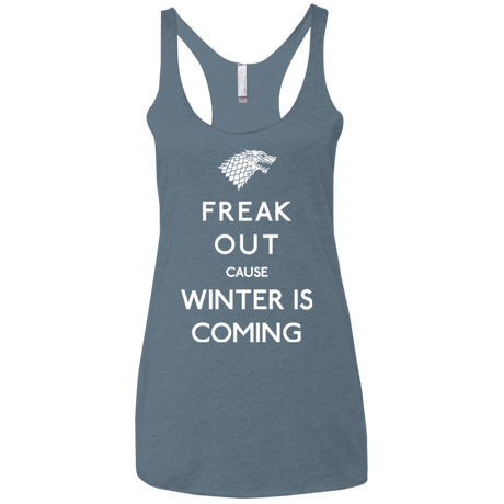 T-Shirts Indigo / X-Small Freak winter Women's Triblend Racerback Tank