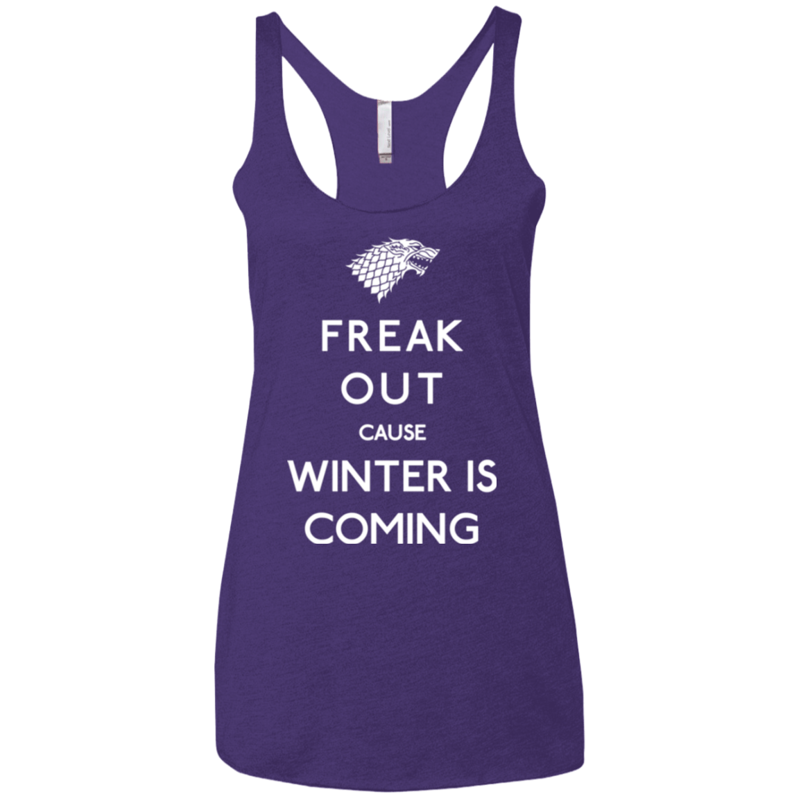 T-Shirts Purple / X-Small Freak winter Women's Triblend Racerback Tank