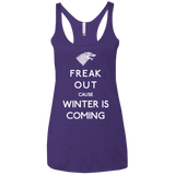 T-Shirts Purple / X-Small Freak winter Women's Triblend Racerback Tank