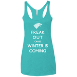 T-Shirts Tahiti Blue / X-Small Freak winter Women's Triblend Racerback Tank