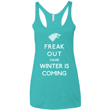 T-Shirts Tahiti Blue / X-Small Freak winter Women's Triblend Racerback Tank
