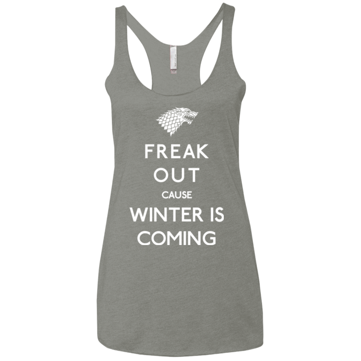 T-Shirts Venetian Grey / X-Small Freak winter Women's Triblend Racerback Tank