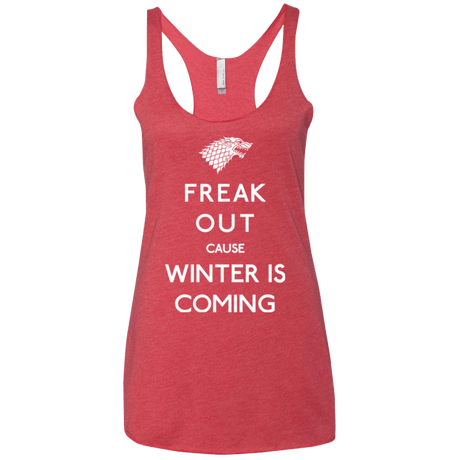 T-Shirts Vintage Red / X-Small Freak winter Women's Triblend Racerback Tank