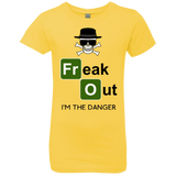 T-Shirts Vibrant Yellow / YXS Freaking danger Girls Premium T-Shirt